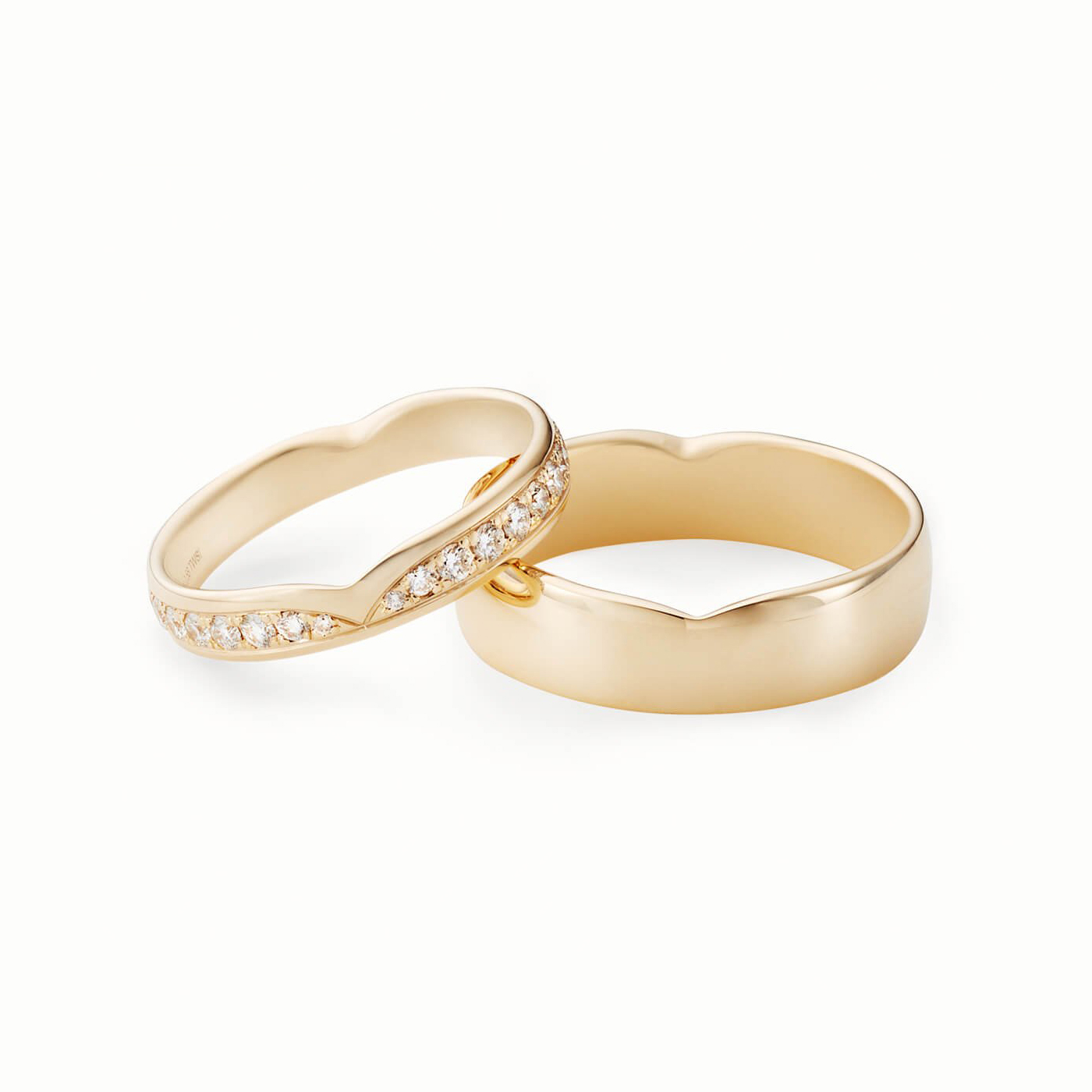 wedding rings Secret Heart