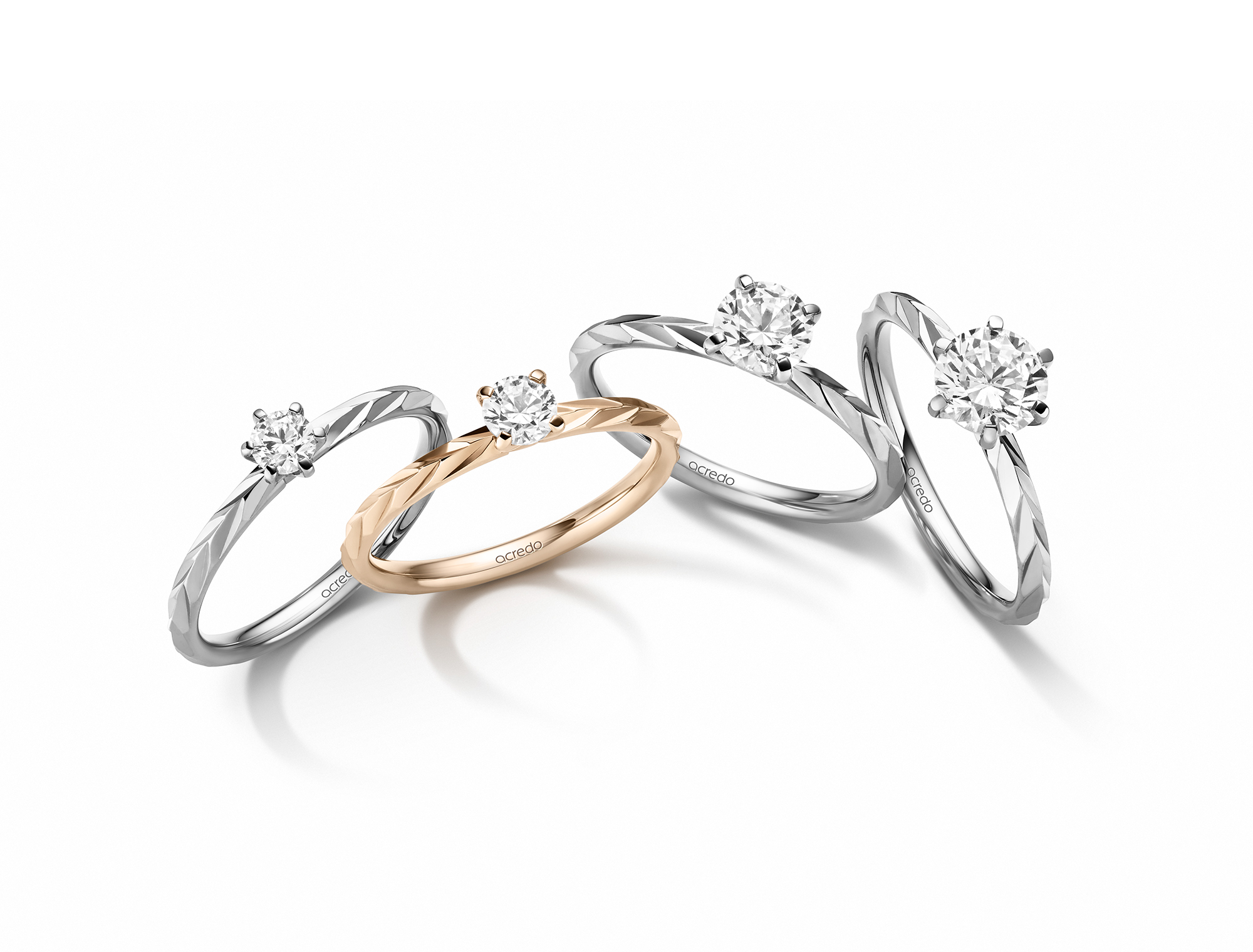 Morning Glow Engagement rings