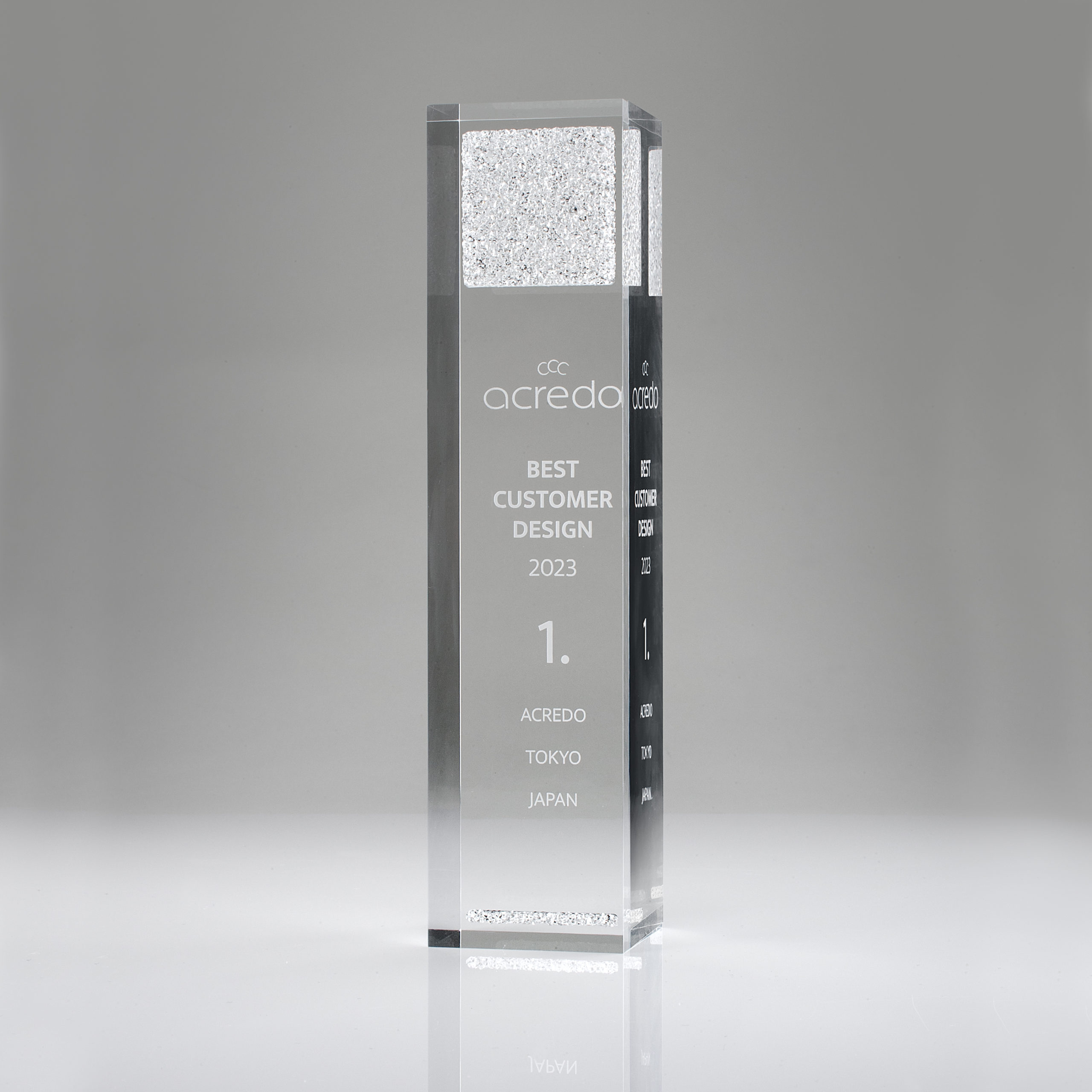 アクレード世界コンベンションにて、ベスト・カスタマー・デザイン賞で1位を受賞しました